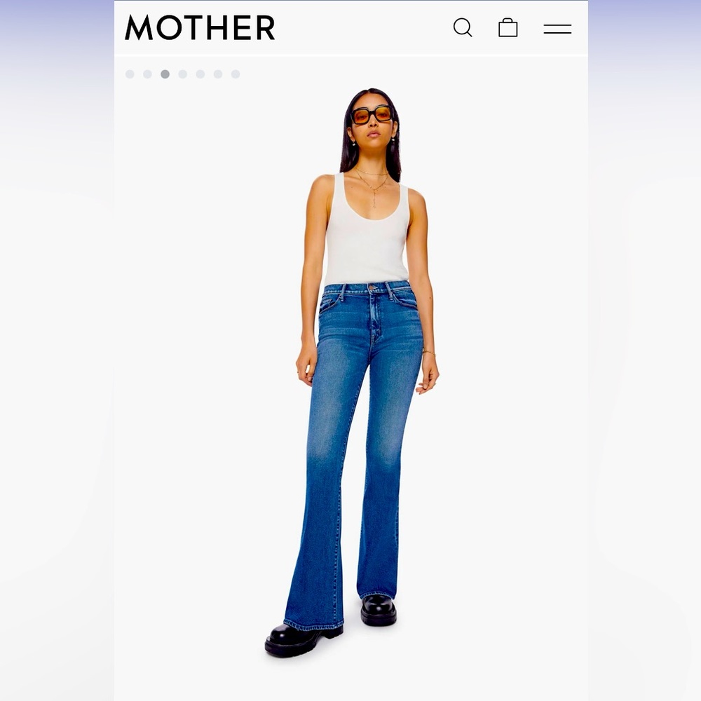 NEW MOTHER Jeans The Super Cruiser size 27 retail $268
